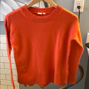 Bright orange Gap sweater